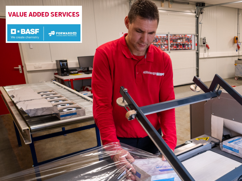 Oldenburger|Fritom provides customized value added services to BASF 3DPS.