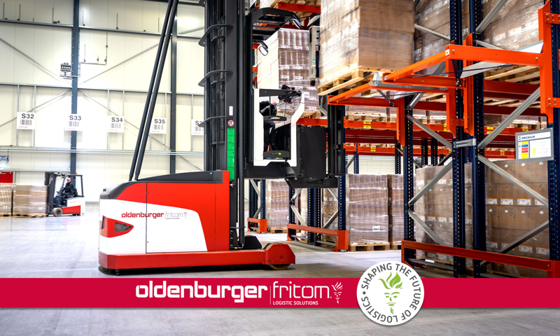 An Additional Very Narrow Aisle Truck In Oldenburger Fritoms Breeam Outstanding Dc