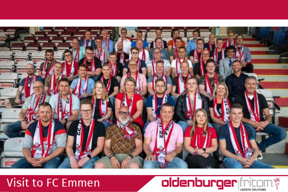 On June 28, 2022, the employees of Oldenburger|Fritom visited FC Emmen.