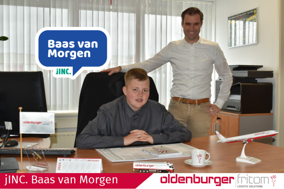 Oldenburger|Fritom heeft in 2023 deelgenomen aan het evenement JINC Baas van Morgen