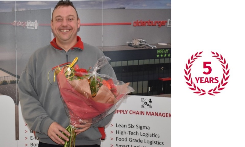 Marcel Foekens has been employed by logistics service provider Oldenburger|Fritom for 5 years.