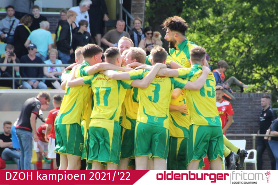 DZOH 1 kampioen van de 2e klasse J seizoen 2021-2022