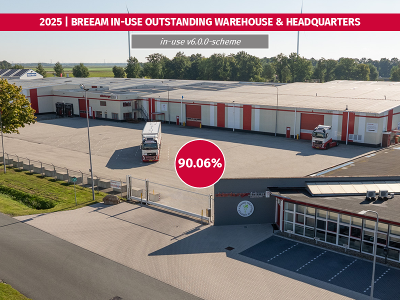 2025 Breeam In Use Outstanding Whs And Headquarters Oldenburger Fritom Veendam (NL)